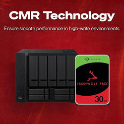 Seagate IronWolf Pro 30TB 3.5" SATA Internal NAS HDD with 512MB Cache 7200RPM Helium-Sealed