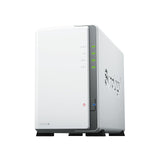 Synology DS223j 2-Bay Diskstation NAS (Realtek RTD1619B 4-Core 1.7 GHz 1GB DDR4 Ram 1xRJ-45 1GbE LAN-Port)